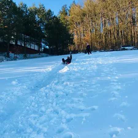 Na Kaszubskim Wzgorzu Z Sauna I Bania 别墅 Garcz